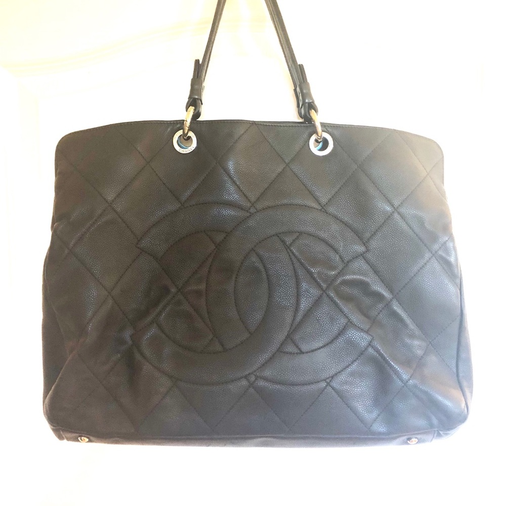 🔥 CHANEL🔥 XL Jumbo Timeless Tote in Black Caviar